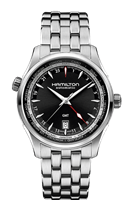 Orologio Hamilton Uomo Jazzmaster Gmt Auto in Acciaio H32695131 - H32695131